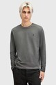 Хлопковый лонгслив AllSaints CASA LS CREW хлопок чёрный M011JB