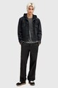 Хлопковый лонгслив AllSaints CASA LS CREW M011JB чёрный