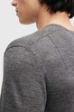 Odzież AllSaints sweter wełniany MODE MERINO VNECK M022KA szary