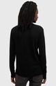 Oblečenie Vlnený sveter AllSaints MODE MERINO VNECK M022KA čierna