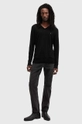 AllSaints maglione in lana MODE MERINO VNECK M022KA nero