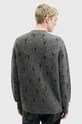 AllSaints sweter z domieszką wełny ZAP CREW szary M072KB