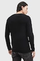 Odzież AllSaints sweter wełniany IVAR MERINO CREW M087KB czarny