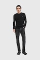 AllSaints sweter wełniany IVAR MERINO CREW czarny M087KB