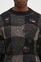 Vlněný svetr Our Legacy Sonar Roundneck černá M4243SBD