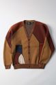 Одежда Шерстяной кардиган by Parra Your Stupid Shed Knitted Cardigan 52325 коричневый