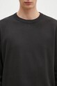 Хлопковая кофта Filson Waffle Knit Thermal Crew чёрный FMTEE0012