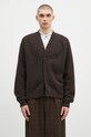 Шерстяной кардиган Universal Works шерсть коричневый 31458.BROWN