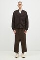 Шерстяной кардиган Universal Works 31458.BROWN коричневый