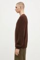 Universal Works woolen jumper 31760.COFFEE brown AW24