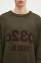 032C pulover de lână ''Selfie'' Sweater verde F24.URK.1511.400