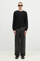 Μάλλινο πουλόβερ 032C Logo Cashmere Blend Sweater F24.URK.1571.000 μαύρο