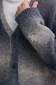 Études Studio cardigan din lana H24MMKNI623 bleumarin