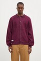 Джемпер Butter Goods Mohair Button Up Knitted Shirt остальные фиолетовой BG243400
