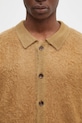 Kardigan Butter Goods Mohair Button Up Knitted Shirt smeđa BG243400