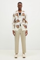 Wacko Maria cardigan in lana Tim Lehi 24FW.WMK.KN22 beige