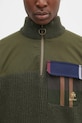 Μάλλινο πουλόβερ Baracuta Barbour x Baracut Miller Half Zip Knit πράσινο BRMAG0192