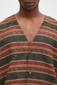 Svetr s příměsí vlny Needles Cardigan Jacket zelená PU125