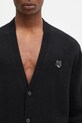 Шерстяной кардиган Maison Kitsuné Bold Fox Head Patch чёрный NM00506KT1006