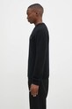 Vlněný svetr Maison Kitsuné Bold Fox Head Patch NM00805KT1006 černá AW24