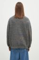 Clothing Maison Kitsuné woolen jumper Maison Kitsune Handwriting LM00814KT1063 blue