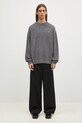 Maison Kitsuné woolen jumper Bold Fox Head Patch LM00818KT1093 gray