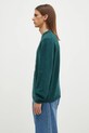 Maison Kitsuné woolen jumper Dressed Fox Intarsia NM00809KH0002 green AW24