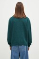 Clothing Maison Kitsuné woolen jumper Dressed Fox Intarsia NM00809KH0002 green