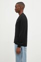 Maison Kitsuné woolen cardigan Bold Fox Head Patch MM00509KT1036 black SS25