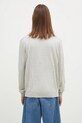 Одежда Шерстяной свитер Maison Kitsuné Bold Fox Head Patch MM00815KT1036 серый