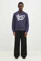 Свитер thisisneverthat Heart Logo Knit Sweater TN243KKNPK11 тёмно-синий