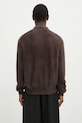 Clothing thisisneverthat jumper SCT-Logo Shaggy Knit Polo TN243KKNPK08 brown