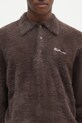 thisisneverthat pulover SCT-Logo Shaggy Knit Polo maro TN243KKNPK08