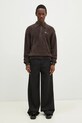 thisisneverthat pulover SCT-Logo Shaggy Knit Polo TN243KKNPK08 maro