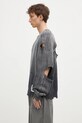 Maison MIHARA YASUHIRO cotton jumper Sun Faded Knit Pullover J13SW702 gray AW24