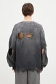 Одяг Бавовняний светр Maison MIHARA YASUHIRO Sun Faded Knit Pullover J13SW702 сірий