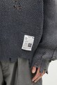 Maison MIHARA YASUHIRO cotton jumper Sun Faded Knit Pullover gray J13SW702