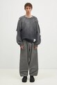 Бавовняний светр Maison MIHARA YASUHIRO Sun Faded Knit Pullover J13SW702 сірий