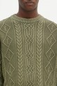 NEIGHBORHOOD sweter bawełniany zielony 24213NH.KNM01
