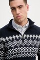 Пуловер с вълна Guess тъмносин M4PR58.Z3LQ0