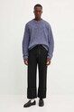 Sunnei pulover RTWXKNW002 albastru AW24