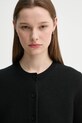 Вовняний кардиган A.P.C. cardigan mila чорний WVBDK.F22301