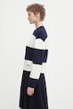 Шерстяной свитер A.P.C. pull penny WVBDL.F23370 тёмно-синий AW25
