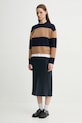 A.P.C. sweter wełniany pull penny WVBDL.F23370 granatowy AW25
