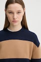A.P.C. sweter wełniany pull penny granatowy WVBDL.F23370