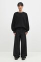 Vuneni pulover Y-3 3-S Knit Crew crna IW7483