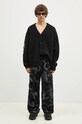 Y-3 cardigan din lână Graphic Knit Cardigan IW7485 negru