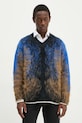 Y/Project wool blend jumper HAIRY GRADIENT SWEATER 206SW012 navy AW24