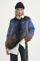Odjeća Pulover s dodatkom vune Y/Project HAIRY GRADIENT SWEATER 206SW012 mornarsko plava