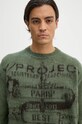 Y/Project mohair blend sweater PARIS' BEST JACQUARD PULLOVER 206SW001
